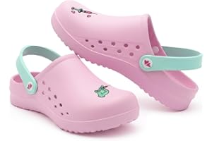 Nurse is Love Zuecos Enfermera - Zuecos Sanitarios Mujer, Zapatos de Trabajo de Mujer | Regalos Enfermera | Enfermera Accesorios & Vet Front