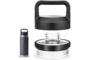 JAUNNIQIR Tapa para botella Yeti Rambler, tapa de repuesto para botella de agua de 18 onzas, 26 onzas, 36 onzas, 64 onzas, piezas de accesorios