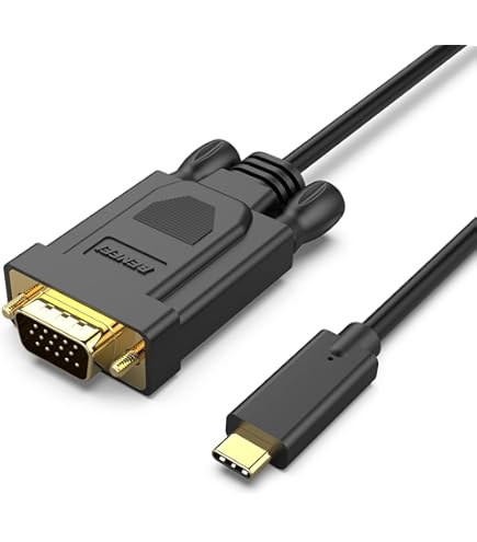 Cocoarm Naar VGA-adapter, ABS-materiaal, 1080P Video