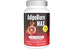 SLIMJOY Morosil 400 mg, Alga bruna, Vitamina C, Iodio, Tè verde, Pepe di cayenna, Vitamina B6 - Slimmium AdipoBurn MAX, 60 capsule di Sensilab