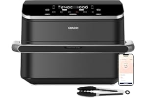 COSORI Dual Air Fryer, 10L Flexible Capacity, Dual Blaze Heating for Fast and Even Results, Single & Double Zone Airfryer cooking for Whole Meals, Smart Twinfry, Energy-Saving