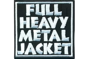 FULL Heavy Metal Jacket Full Metall Jacket Movie Biker Rockabilly Aufnäher Patch