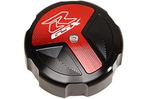 HEARSO Deckel für Bremsflüssigkeitsbehälter Für Su-zu-ki Gsxr 600 GSX-R 750 GSXR 600 750 1000 CNC Vorderradbremsflüssigkeitsdeckel Hauptbremszylinderbehälterabdeckung Motorradzubehör (Color : D)