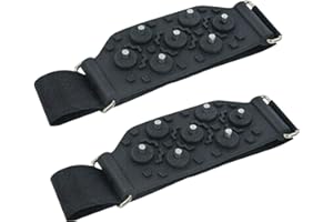 Chilits Schuhspikes Antirutsch Rutschschutz bei EIS und Schnee leicht Universalgröße Klettverschluß Damen Herren - Perfect Grip in Einheitsgröße