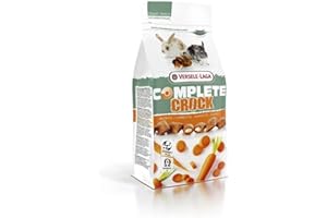 GNCGARDEN Versele-Laga Complete Crock Zanahoria 50 gr | Snack para roedores | Golosina para Conejos