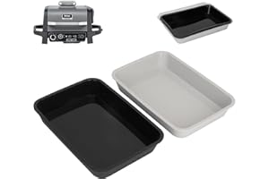 WEBROIL 2 Pack Drip Tray for Ninja OG700 OG701 OG701BK OG751 Series Woodfire Outdoor Grill, Reusable Silicone Grease Tray Inserts for Ninja 7-in-1 Woodfire Electric Smoker Grill and