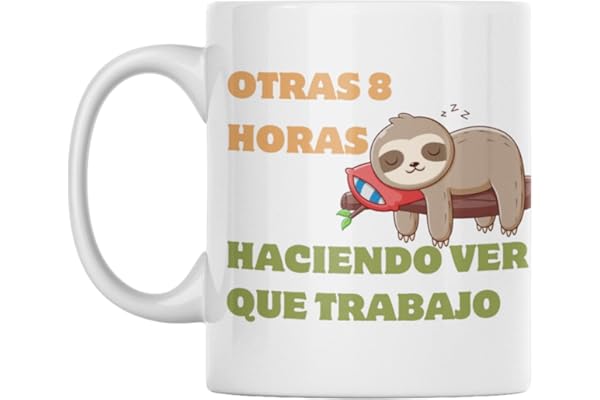 LA CASA DE LAS TAZAS® Detalles Compañeros de Trabajo - Tazas Divertidas - Tazas Originales para Regalar, Regalos Graciosos, Tazas con Frases de Humor, Regalos Divertidos (Colores)