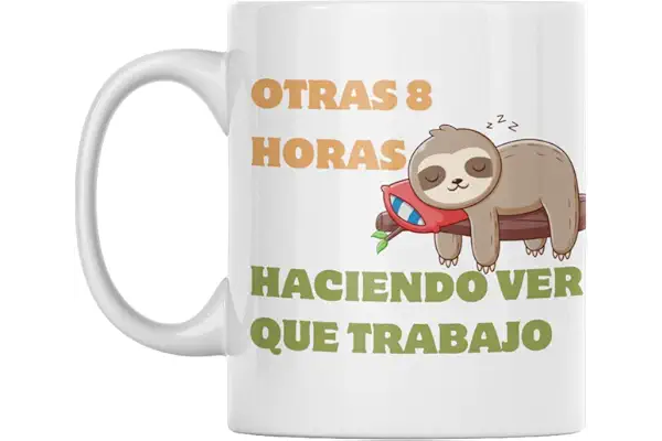 LA CASA DE LAS TAZAS® Detalles Compañeros de Trabajo - Tazas Divertidas - Tazas Originales para Regalar, Regalos Graciosos, Tazas con Frases de Humor, Regalos Divertidos (Colores)