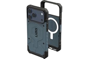 Urban Armor Gear Pathfinder MS Case compatibile con Apple iPhone 17 Pro Max Custodia (Ricarica wireless/magnetica, Protezione dalle cadute di livello militare) blu nuvola