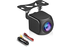 Inefala Cámara de Marcha atrás IP68 Cámara de Coche Resistente al Agua de 170° DC 12V AHD/CVBS Cámara de Coche de visión Nocturna estupenda Cable de 6 m para Caravana/automóvil/camión/SUV/RV /