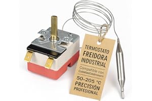 RECAMANIA Termostato Freidora Regulable 50-205ºC MOVILFRIT