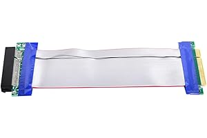 Xiwai PCI-E Express 8X a 8X macho a hembra extensión PCIE 3.0 Ranura Riser Extender tarjeta cinta flexible cable 20 cm