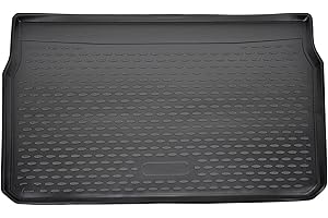 J&J Automotive | Premium Vasca Baule Per Bagagliaio In TPE Gomma Per C3 dal 2017, Bordo Alto 3-5 cm, Antiscivolo, Inodore, Nero