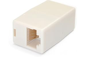 StarTech.com Accoppiatore Modulare in serie per estendere cavo patch LAN RJ45 CAT5e femmina femmina, Beige