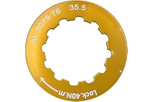 VGEBY1 Anneau de Verrouillage de Cassette, Accessoire Fixe de Vélo de Verrouillage de Volant de Cassette Fixe