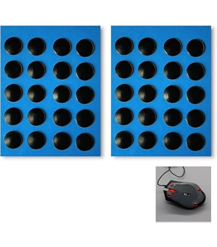 Wallhack (SkyPAD) X X-Raypad Obsidian PRO UHMW-PE Universal Dot Mouse Skates Xraypad UHMW-PE Universal Dot DIY Mice Glide Feet