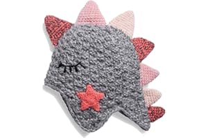 Gifts Treat Cappelli di Unicorno di Dinosauri Lavorati a Maglia per Ragazze e Ragazzi, Cappello Invernale Caldo per Bambini