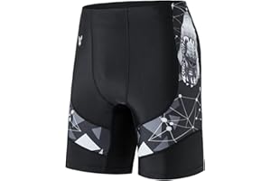 HUGE SPORTS Herren Splice Schwimmhose Kompression Jammer Lang Wilde Serie