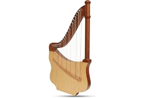 PRINCE GERMANY Harpe-luth, 22 cordes, en palissandre