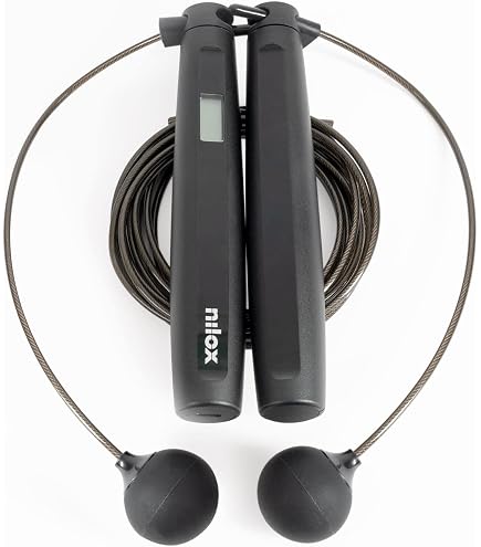 Set Crossrope AMP Corda Per Saltare, Pesi 1/4, 1/2, 1, 2 Libbre, Lunghezza 8’6” M - Foto 3