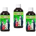 A ONE COSMETIC Men & Women's Adivasi Black Kasturi Herbal Hair Oil Natural Blend for Nourished For Dandruff Control & Healthy Silky & Luxuriant Hair 250ML -Pack Of PO3 (A_O_C_190436)