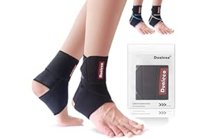 Dualeco Réglable Chevillere 1 Paire, Attelle Cheville Sport/Football, Chevilliere De Maintien Ligamentaire