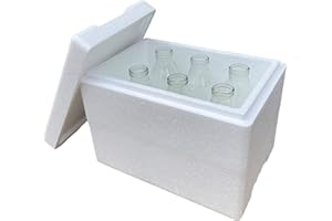 Zoe & Jim Milk Bottle Holder (6 Bottles) Measurements: 30cm x 23 cm x 21 cm. - Holds & Protects 6 Bottles - Weatherproof - Milk Crate - Doorstep Store Drink Kitchen Storage Organiser Caddy