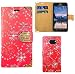 Produktbild Samsung Galaxy S6 Active Handy Tasche, FoneExpert® Bling Luxus Diamant Hülle Wallet Case Cover Hüllen Etui Ledertasche Premium Lederhülle Schutzhülle für Samsung Galaxy S6 Active