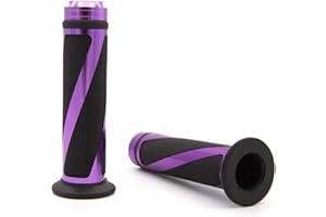 BONNOEUVRE Manopole moto, 1 Paio Universale 7/8" Motociclo Manopole Motocicletta Manubri Alluminio