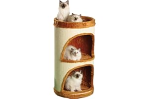 CLEVERCAT Wohntonne Toskana mit besonders strapazierfähigem Sisalbezug und extra großen Eingängen. In vielen Farben lieferbar. Made in Germany 691 (22)