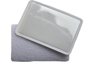 MGP SPORTSWEAR UHF01 Porta Tessera Staccabile su Base Strappo CUCIBILE (Bianco)