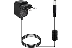 HOEREV Gitarrenpedal Netzteil 9V DC Netzkabel Strom 1A 1000 mA Spitze Negativ für Gitarrenpedal Netzteil (9V1A), EU, EU 9V1A 1 Stecker