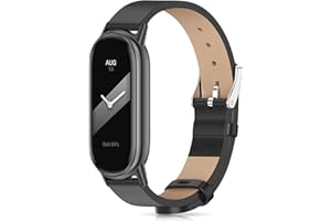 Xisair Skórzany pasek do zegarka Xiaomi Mi Band 8, zapasowy, na nadgarstek, zamienny, zapasowy, do modelu Xiaomi Smart Band 8, Xiaomi Band 8
