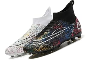 Roniluu Football Boot Men,Light-Weight Boys Football Boots,Unisex Youth Football Trainers