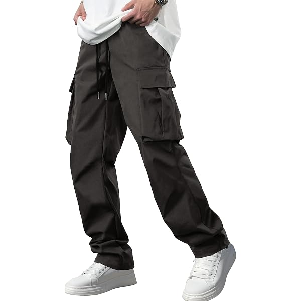 Herren Cargohose Mit Vielen Taschen – Stretch, Joggingtauglich, Für Outdoor & Workout