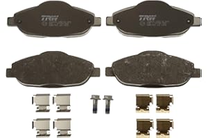 TRW GDB1761 Plaquettes de Frein Kit de 4 pour Peugeot 3008 MONOSPACE (0U_) 2009-2017 Essieu Avant et Autres Véhicules