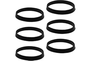 6 Piezas Anillo de Sello Cónico, VLYX Arandelas de Goma para Plomería Arandelas de Goma Anillo de Sello de Tubería de Residuos para 1 1/2 Pulgada Tubería de Desagüe Fregadero Sifón Trampa de Olores