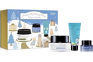 ‎BELIF BELIEVE IN TRUTH Belif Holiday Village Set, Moisturizing Bomb 50 ml + Aqua Bomb Jelly Cleanser 30 ml + Aqua Bomb Sleeping Mask 10ml