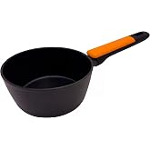 Fackelmann Soft Non-stick Saucepan 16 cm, Forged Aluminum, Greblon Ceramic Coating PFA Free, Suitable for Induction, Vitro, G