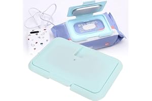 DIOCHE Scalda Salviette per Neonati, Dispenser Portatile per Salviette Umidificate a Temperatura Costante, Mantenere le Salviette Umide e Calde per Neonati, Elementi Essenziali per (Azzurro)