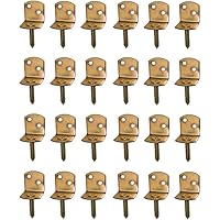 24-72 Stück h2i Flechtzaunhalter aus Stahl - L-Form 30 x 35 x 40 mm/verzinkt/schwarz verzinkt/Edelstahl (1) 24 x…