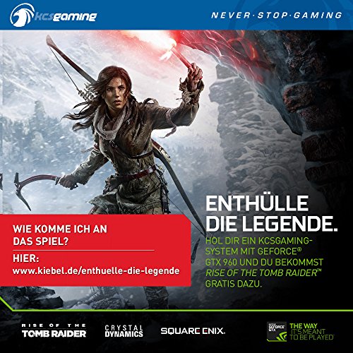KCSgaming [184248] Gamer-PC Intel i5-6500 (4×3.2GHz) | 8GB DDR4-2133 | 1TB HDD | NVIDIA GeForce GTX 960 4GB | USB3 | Sound | LAN | 500W - 2