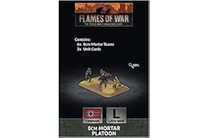 Flames of War: Guerra tardía: alemán: pelotón de mortero de 8 cm (GE785)