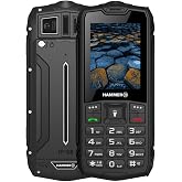 Hammer H Basalt, Robust, Mega 1800mAh Battery, 2.4", Waterproof (IP68), Shockproof, Flashlight, Dual-SIM, Bluetooth, Cell Pho