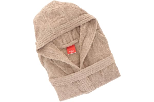Gabel Peignoir pour Adulte 100% Coton Large Beige