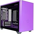 Cooler Master MasterBox NR200P Mini ITX Computer Case - Tempered Glass Side Panel, Superior Cooling Options, Vertical GPU display, Tool - Free 360 Degree Accessibility - Nightshade Purple