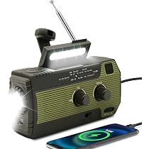 PRUNUS J-369 Radio Portatile Emergenza FM/AM, Radiolina a Manovella Dinamo | Radio Solare Piccola con Batteria Ricaricabile da 3000 mAh, Radio a Pile con Allarme SOS e Torci (Giallo PRUNUS J-369 Radio Portatile Emergenza FM/AM, Radiolina a Manovella Dinamo | Radio Solare Piccola con Batteria Ricaricabile da 3000 mAh, Radio a Pile con Allarme SOS e Torci (Giallo