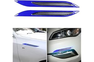 GKKBUFF Striscia Adesiva Riflettente di Sicurezza Laterale - Decorazione Universale per Auto SUV (Blu)