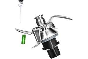 A ABLUMEN Couteau de Remplacement pour Thermomix TM31 – Lame en Acier Inoxydable SUS420 avec Joint – Compatible avec Vorwerk TM31 Original