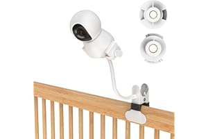 NozlaID Babyphone Halterung, Universell Halterung für HelloBaby Kamera HB40/HB65/HB66/HB248, BOIFUN, Momcozy, GHB, ieGeek, Blemil und alle Babyphones mit 1/4-Zoll-Gewinde